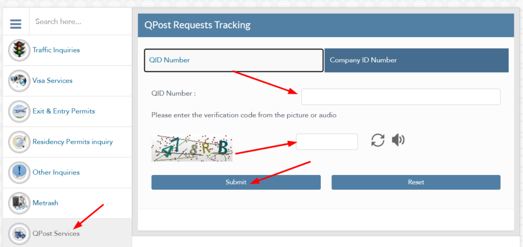QID Tracking
